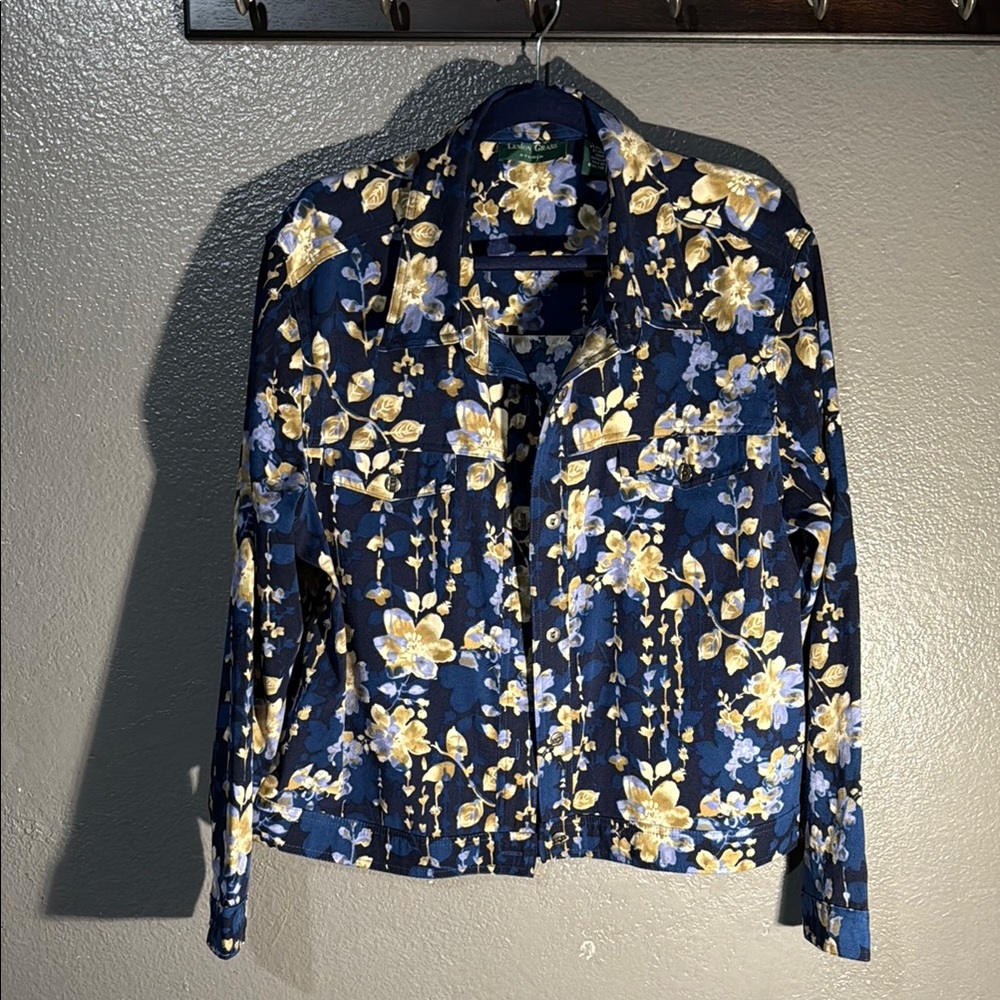 Lemon Grass Floral Jacket